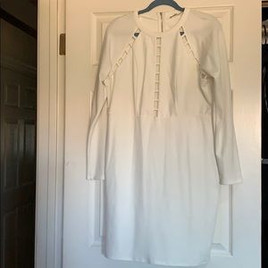 Long sleeve cut out dress